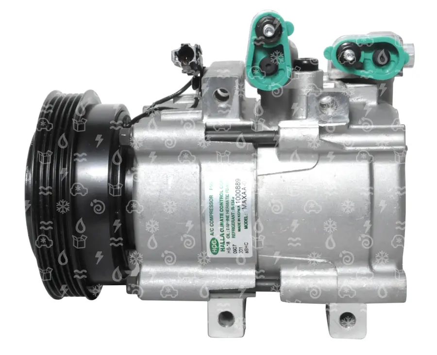 kompresor HCC HS18, řemenice 128 mm - PV5, 12V, OEM  97701-26010